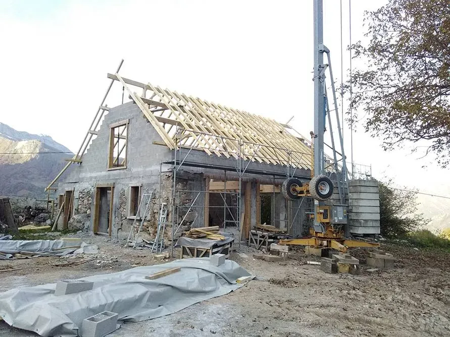 Rénovation toiture à Lescun